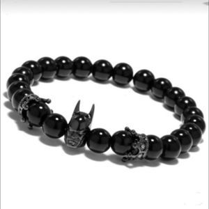 ⭐️ NWT Handmade Black Onyx Super Hero Bracelet
